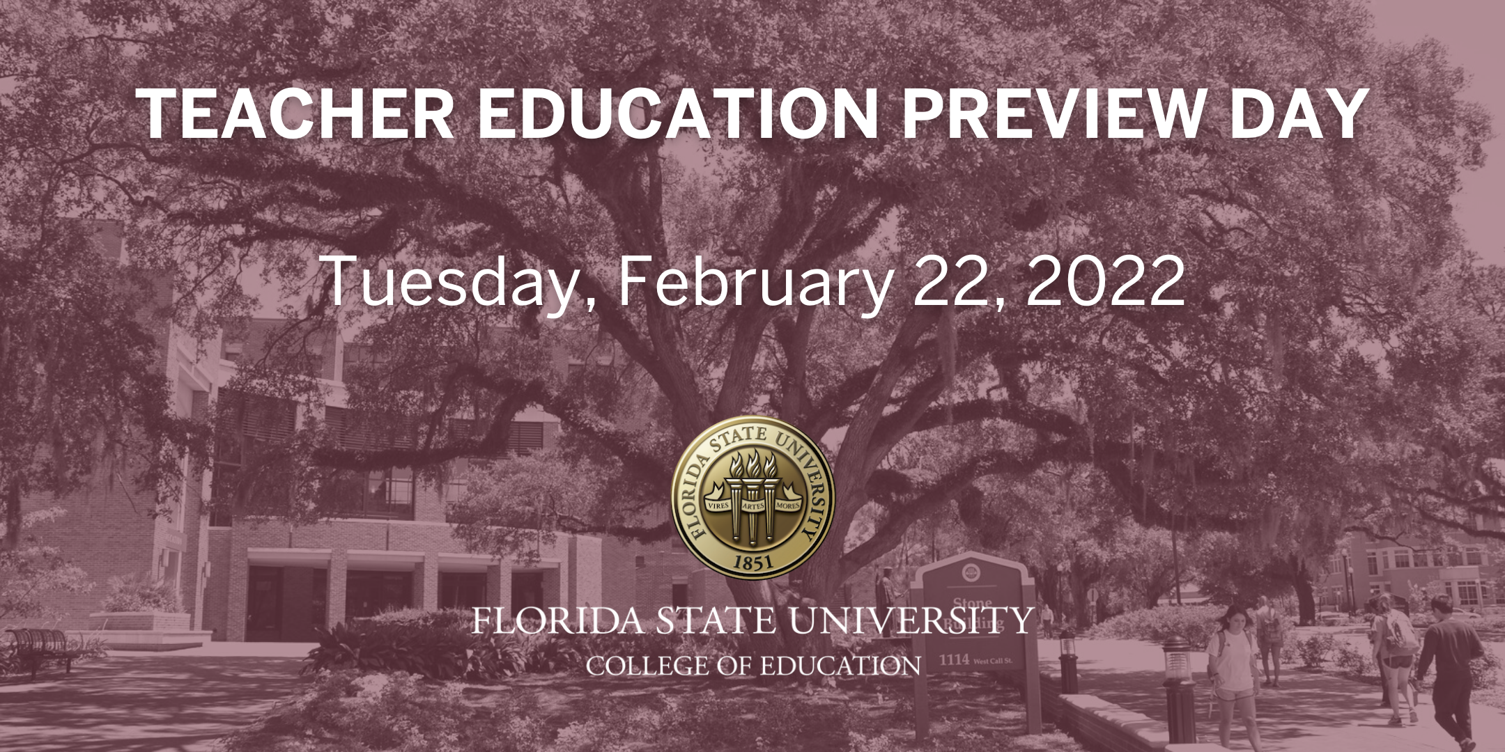 Teacher Education Preview Day graphic