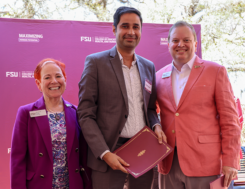 Marcy Driscoll, Saurabh Kadyan, Dean Damon Andrew